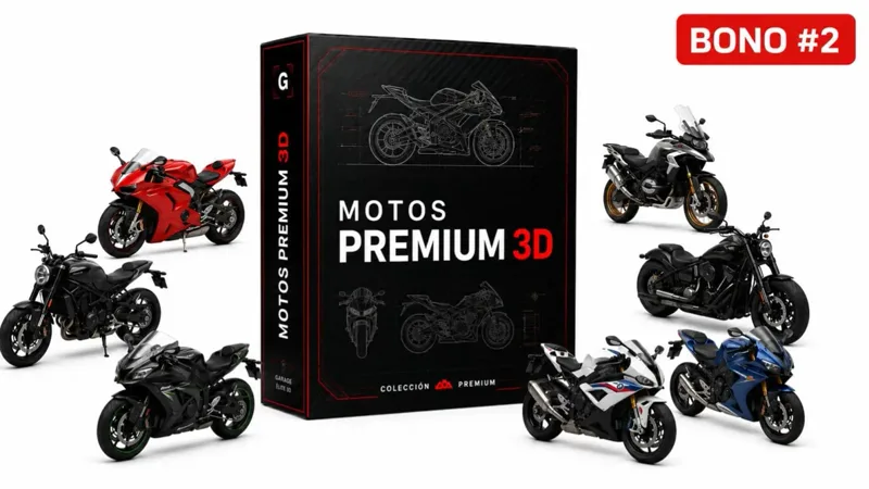 Capa do bônus Motos Premium 3D