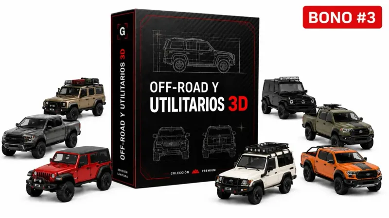 Capa do bônus Off-Road y Utilitarios 3D